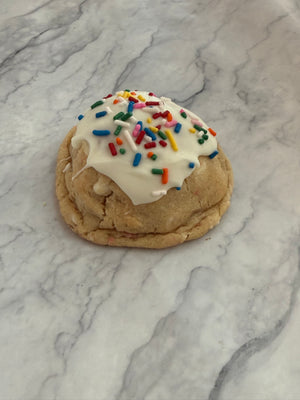 Birthday Cake Stuffed Cookie