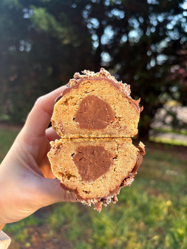 Puppy Chow (Muddy Buddy) Stuffed Cookie