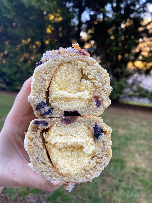 Blueberry Muffin Stuffed Cookie